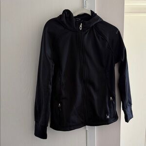 Spyder Black Full-Zip Hoodie